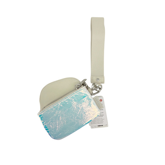 LULULEMON Dual Pouch Wristlet Iridescent - Picture 3 of 7